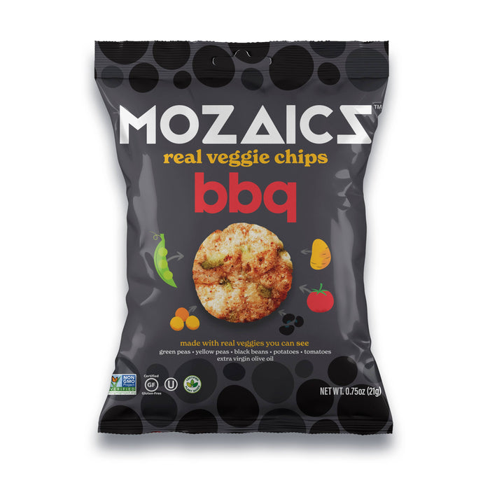 Veggicopia - Mozaics BBQ Real Veggie Chips 0.75oz Single Serve