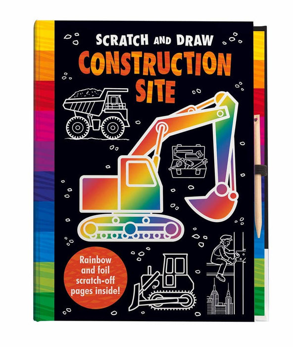 Independent Publishers Group - Scratch and Draw Construction Site
