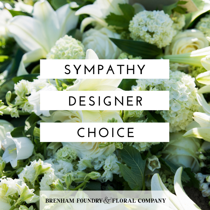 Sympathy/Funeral Designer's Choice Floral Arrangement