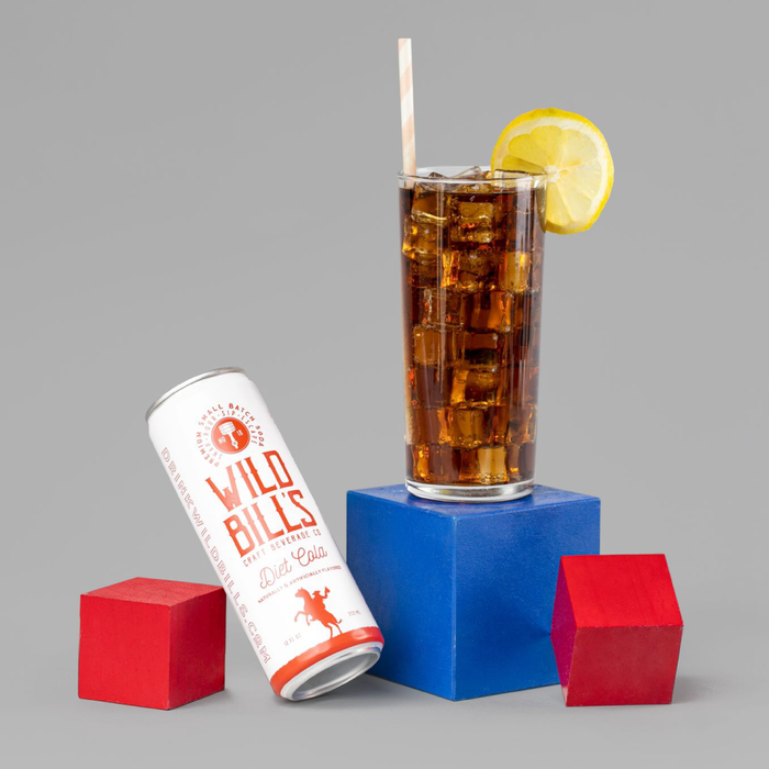 Wild Bill’s Craft Beverage Co. - Diet Cola - Premium Zero Sugar Craft Soda, 12-Pack, Cans