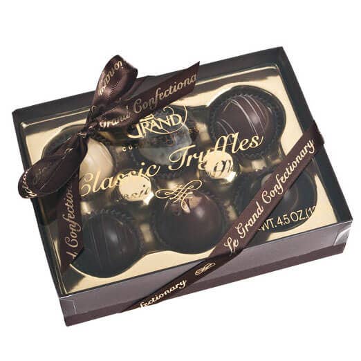 Le Grand Confectionary - 6 Piece Petite Chocolate Truffle Box Collection