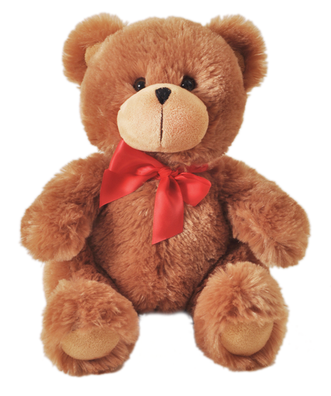 The Petting Zoo - 9" (23cm) Valentines McClure Bear Tan & Bow